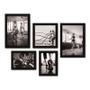 Imagem de Kit Com 5 Quadros Decorativos - Academia Treino Fitness - 074kq01p