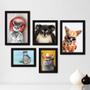 Imagem de Kit Com 5 Quadros Decorativos - Pet Shop - Gatos - Animais - Veterinário - 258kq01p