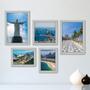 Imagem de Kit Com 5 Quadros Decorativos - Rio de Janeiro - Cristo - Corcovado - Viagem - 358kq01b