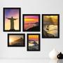 Imagem de Kit Com 5 Quadros Decorativos - Rio de Janeiro - Cristo - Corcovado - Viagem - 360kq01p