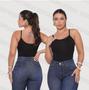 Imagem de Kit com 5 regata feminina de alcinha fina super confortavel ideal para usar no verão e combinar com varios  looks
