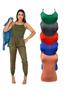 Imagem de Kit Com 5 Regatas Alcinha Feminina Lisa - Cores Variadas