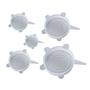 Imagem de Kit com 5 tampas de silicone hermeticas 1203 - paramount
