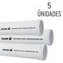 Imagem de Kit com 5 Tubos Esgoto Branco 100mm X 3m