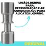 Imagem de Kit Com 5 Uniao Lokring 5/16 X 5/16 + 1 Cola Cobre e Alumínio