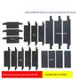 Imagem de Kit com 50 Adesivos de Isolamento Flexíveis HISEECON para iPhone XR, XS, 11, 12, 13 e 14 Pro Max