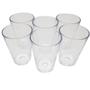 Imagem de Kit com 50 Copos Boteco Brasil Transparente Cristal 190 ml Poliestireno super resistente