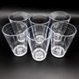 Imagem de Kit com 50 Copos Boteco Brasil Transparente Cristal 190 ml Poliestireno super resistente