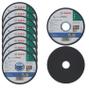 Imagem de Kit com 50 Discos de Corte Bosch Standard for Metal 115x1mm Reto 2608619
