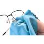 Imagem de Kit com 50 flanelas limpa lentes óculos eficaz tecido de microfibra