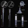 Imagem de Kit com 50 Peças: 20 Frascos Borrifadores (2ml e 3ml) + 20 Pipetas + 10 Funis - BangBoom
