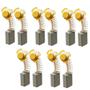 Imagem de Kit com 5un de Escova Carvão para Serra Mármore Vonder SMV1300S DWT SMD1300S AWT SMA1300S 9320130220