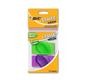 Imagem de Kit Com 6 Borrachas Bic Neon Cores Sortidas