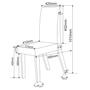 Imagem de Kit com 6 Cadeiras para Sala de Jantar Mdp/mdf Dyniz