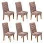 Imagem de Kit com 6 Cadeiras para Sala de Jantar Mdp/mdf Dyniz