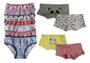 Imagem de Kit com 6 Calcinhas Box Boxer Infantil Menina Criança E 10 calcinhas Modelo Tradicional