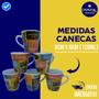 Imagem de Kit Com 6 Canecas VINTAGE RETRO 120ML em Porcelana