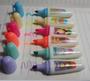 Imagem de Kit com 6 Canetas Mini Marca Texto Tampa com Clips - Novidade Divertida