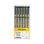Kit Com 6 Canetas Nankin Sakura Pigma Micron Preta XSDK-6A Imagem de Kit Com 6 Canetas Nankin Sakura Pigma Micron Preta XSDK-6A