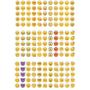 Imagem de Kit com 6 cartelas principais emojis