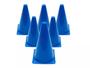 Imagem de Kit Com 6 Cones Para Treinamento Azul - Kagiva