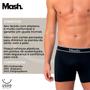 Imagem de Kit Com 6 Cuecas Boxer Microfibra Sem Costura Logo Mash