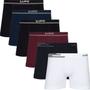 Imagem de Kit Com 6 Cuecas Microfibra Masculino Boxer Box Original Lupo Básico Sem Costura Cores Básicas