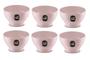 Imagem de Kit Com 6 Cumbucas Tigelas 500Ml Plástico Atóxico Uz Rosa