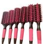 Imagem de Kit Com 6 Escovas Rosa Nuance  Com Cerdas Naturais De Javali + cerâmica