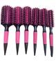 Imagem de Kit Com 6 Escovas Rosa Nuance  Com Cerdas Naturais De Javali + cerâmica