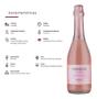 Imagem de kIT com 6 Espumante Primícias Rose Moscatel Nacional 660 ml