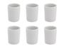 Imagem de Kit Com 6 Mini Copinho De Porcelana 55 Ml Copinhos De Café