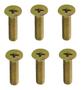 Imagem de Kit Com 6 Parafuso Conico Philips M6X16 Dourado