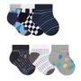 Imagem de Kit Com 6 Pares De Meias Lisas Para Crianças Kids Com Cano Baixo