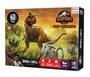 Imagem de Kit com 6 peças : 4 Quebra Cabeças, 2 Jogos Educativos - Jurassic World 