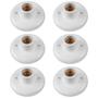 Imagem de Kit com 6 Plafon com Soquete de porcelana E27 100w 250v simples
