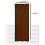 Imagem de Kit com 6 Portas Sanfonada de Pvc 210x105cm Bariri