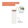 Imagem de Kit com 6 Potes de Vidro para Mantimentos com Tampa de Bambu 450mL - Oikos