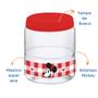 Imagem de Kit com 6 potes organizador Paris Mickey 1,25L