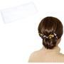 Imagem de Kit com 6 rabicó faixa de cabelo estampada prática acessório para coque
