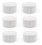 Imagem de Kit com 6 - Ramequim 40ml - Porcelana - Branco