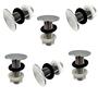 Imagem de Kit com 6 Un Tapa Furo de Torneira Blukit 50 mm x 70 mm para Pias, Cubas, Lavatórios e Bidê - 091502