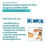 Imagem de Kit com 60 Atadura Crepe Crepom 13 Fios Anápolis 12CMX1,80M