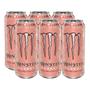 Imagem de Kit Com 6Und Energético Monster Ultra Peachy Keen Zero 473Ml