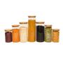 Imagem de Kit com 7 Potes de Vidro para Mantimentos com Tampa Bambu - Oikos