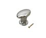 Imagem de Kit Com 70 Puxador Oval Cromado Grande Com Parafusos Gaveta