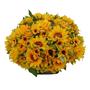 Imagem de Kit com 8 Buquê de Flores Artificiais Mini Girassóis