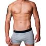 Imagem de Kit Com 8 Cuecas Boxer Cotton Confort Masculina Part.B Cinza