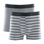 Imagem de Kit com 8 Cuecas Boxer Viscose Listrado Adulto Mash Original