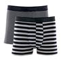 Imagem de Kit com 8 Cuecas Boxer Viscose Listrado Adulto Mash Original